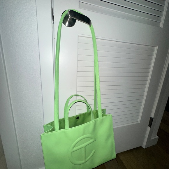 TELFAR Medium “double Mint” Tote Bag Shopping Bag - Picture 4 of 11